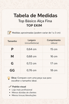 TOP EKIM OFF – Sustentação e Conforto