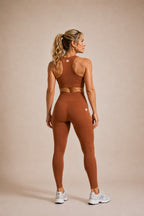CALÇA LEGGING EMANA MARROM CLARO