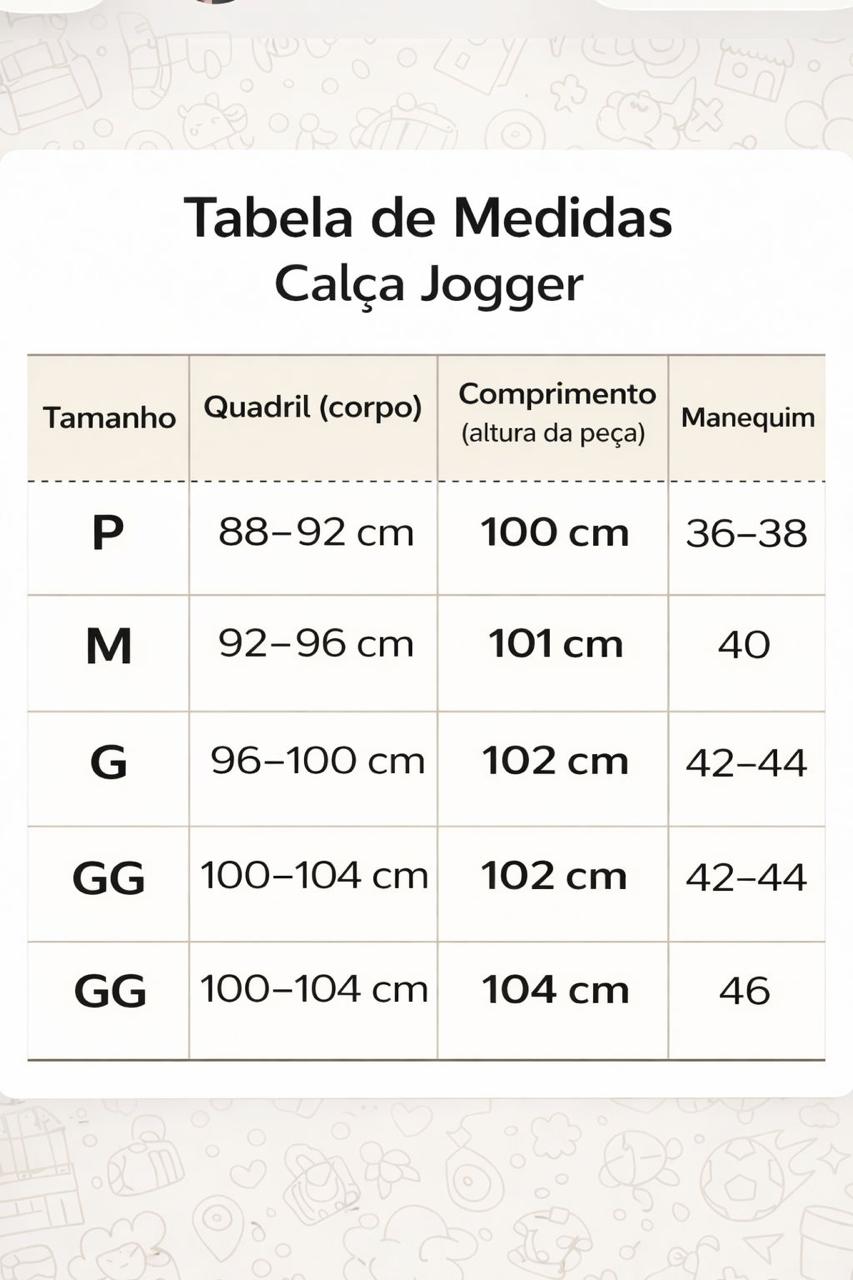 CALÇA JOGGER REFRESH - Conforto térmico para menopausa
