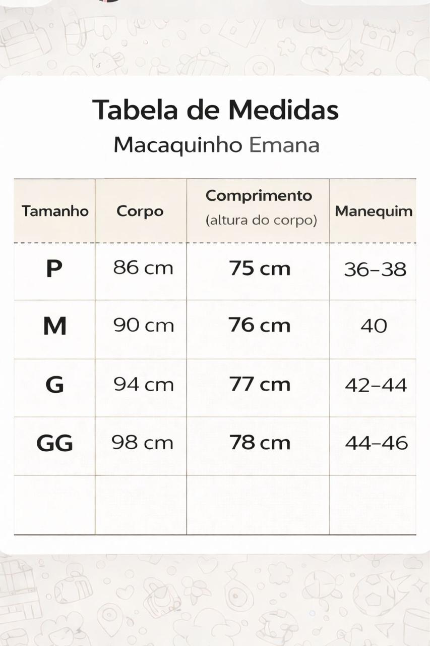 MACAQUINHO EMANA – Compressão e Alta Sustentação