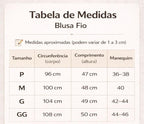 BLUSA FIO REFRESH - Conforto térmico para menopausa