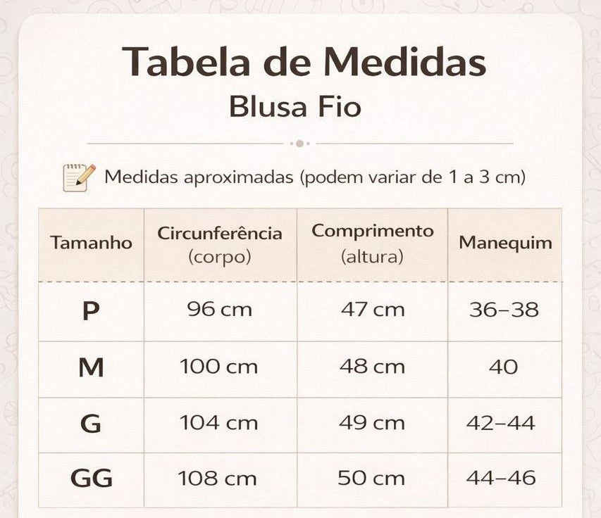 BLUSA FIO REFRESH - Conforto térmico para menopausa